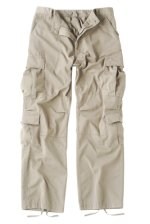 Vintage Paratrooper Fatigue Pants - Solid - Stone