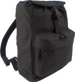 Heavyweight Black Canvas Day Pack