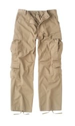 Vintage Paratrooper Fatigue Pants - Solid - Khaki