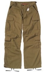 Vintage Paratrooper Fatigue Pants - Solid - Russet Brown