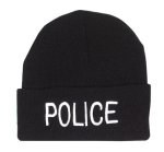 Watch Cap - Embroidered - Police