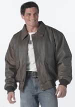 Flight Jacket - A 2 - Brown Leather