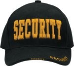 Low Profile Cap - Security Deluxe - Black w/ Gold
