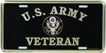 US Army Veteran License Plate