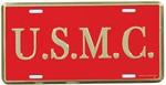 U.S.M.C. License Plate