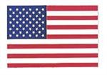 U.S. Flag Decal-Back-Gum