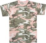 Subdued Pink Camouflage T-Shirt