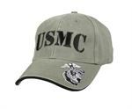 VINTAGE OLIVE DRAB USMC LOW PRO CAP