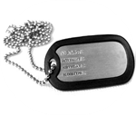 Custom Military Style Dog Tags (Free Shipping)